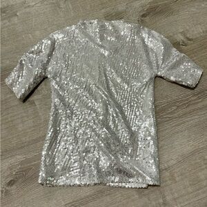 Diane von Furstenberg Mako Sequin Top